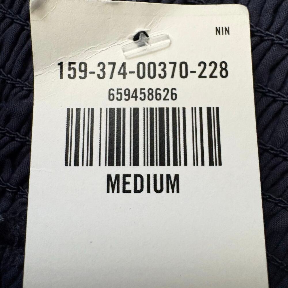 Abercrombie & Fitch Emerson Off-The-Shoulder Skort Navy Fruit Print Size M NWT - Picture 8 of 9